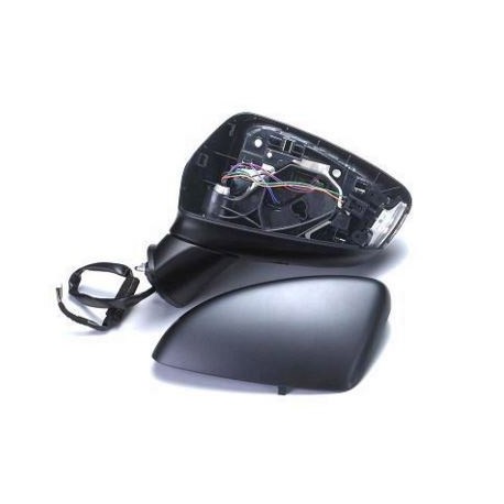 Retrovisore elettrico termico con freccia a led blind spot verniciabile sx