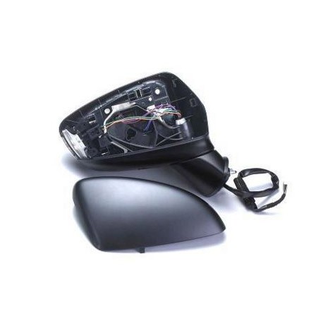 Retrovisore elettrico termico con freccia a led blind spot verniciabile dx