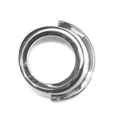 Cornice fendinebbia cromata guida - sx