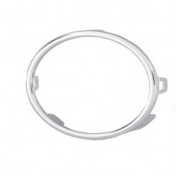 Cornice fendinebbia cromata