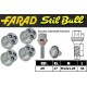 Farad Stil Bull Bulloni antifurto con 2 chiavi cod A9