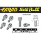 Farad Stil Bull Bulloni antifurto con 2 chiavi cod AL1