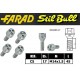Farad Stil Bull Bulloni antifurto con 2 chiavi cod C5