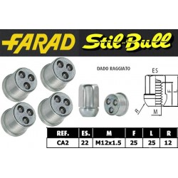 Farad Stil Bull Dadi antifurto con 2 chiavi cod CA2