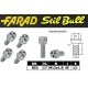 Farad Stil Bull Bulloni antifurto con 2 chiavi cod SG2