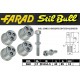 Farad Stil Bull Bulloni antifurto con 2 chiavi cod SGK