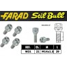 Farad Stil Bull Bulloni antifurto con 2 chiavi cod W31