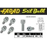 Farad Stil Bull Bulloni antifurto con 2 chiavi cod Z4