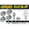 Farad Stil Bull Bulloni antifurto con 2 chiavi cod ZH4
