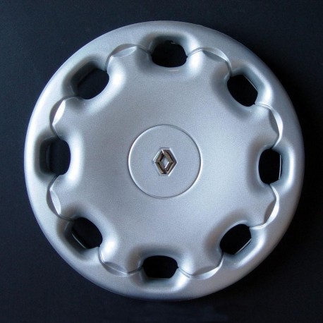 Copricerchio coppa ruota logo cromato Renault diametro 15