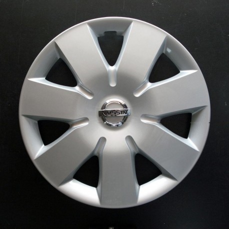 Copricerchio coppa ruota logo cromato Nissan diametro 15