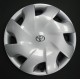 Copricerchio coppa ruota logo cromato Toyota IQ 2009 diametro 15