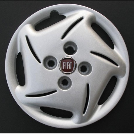 Copricerchio coppa ruota logo rosso Fiat Seicento Brush diametro 13