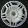 Copricerchio coppa ruota logo rosso Fiat Punto Motion 2003 diametro 15