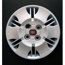 Copricerchio coppa ruota logo rosso Fiat Panda Dynamic 2004 diametro 13