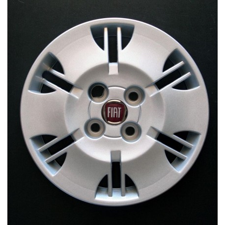 Copricerchio coppa ruota logo rosso Fiat Panda Dynamic 2004 diametro 13