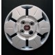 Copricerchio coppa ruota logo rosso Fiat Panda Active 2004 diametro 13
