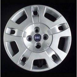 Copricerchio coppa ruota logo blu Fiat Idea Active diametro 15