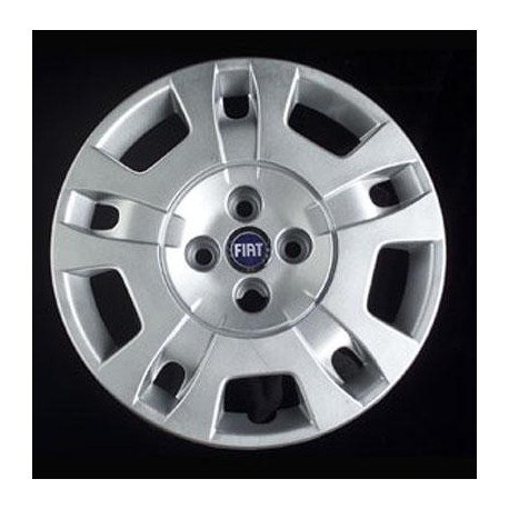 Copricerchio coppa ruota logo blu Fiat Idea Active diametro 15