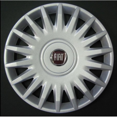 Copricerchio coppa ruota logo rosso Fiat Stilo diametro 15