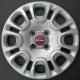 Copricerchio coppa ruota logo rosso Fiat Panda 2012 diametro 14