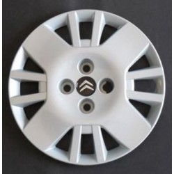 Copricerchio coppa ruota logo cromato Citroen Nemo 2008 diametro 14