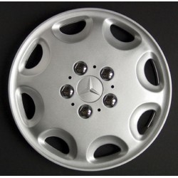 Kit 4 copricerchi coppa ruota logo cromato Mercedes diametro 15