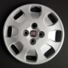 Kit 4 copricerchi coppa ruota logo rosso Fiat Panda 2010 diametro 13
