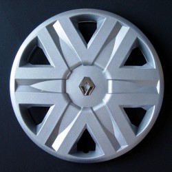 Kit 4 copricerchi coppa ruota logo cromato Renault diametro 15