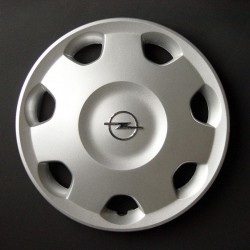 Kit 4 copricerchi coppa ruota logo cromato Opel diametro 14