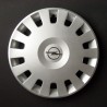 Kit 4 copricerchi coppa ruota logo cromato Opel diametro 14