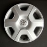 Kit 4 copricerchi coppa ruota logo cromato Toyota Yaris diametro 14
