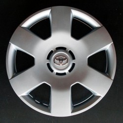 Kit 4 copricerchi coppa ruota logo cromato Toyota Aygo diametro 14
