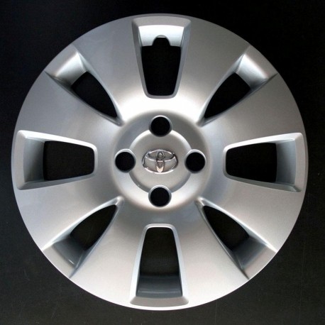 Kit 4 copricerchi coppa ruota logo cromato Toyota Yaris 15