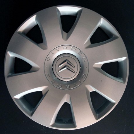 Kit 4 copricerchi coppa ruota logo cromato Citroen diametro 16