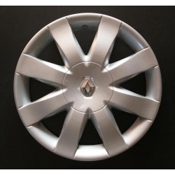 Kit 4 copricerchi coppa ruota logo cromato Renault diametro 15