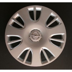 Kit 4 copricerchi coppa ruota logo cromato Opel diametro 15