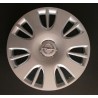Kit 4 copricerchi coppa ruota logo cromato Opel diametro 15