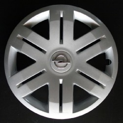 Kit 4 copricerchi coppa ruota logo cromato Opel diametro 16