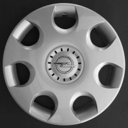 Kit 4 copricerchi coppa ruota logo cromato Opel Agila diametro 14