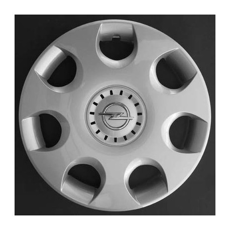 Kit 4 copricerchi coppa ruota logo cromato Opel Agila diametro 14