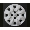 Kit 4 copricerchi coppa ruota logo cromato Nissan Micra 2003-2014 diametro 14