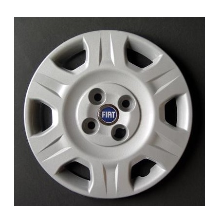 Kit 4 copricerchi coppa ruota logo blu Fiat Punto S 2002 diametro 14