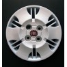 Kit 4 copricerchi coppa ruota logo rosso Fiat Panda Dynamic 2004 diametro 13