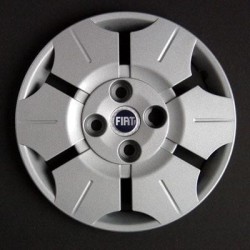 Kit 4 copricerchi coppa ruota logo blu Fiat Panda Active 2004 diametro 13