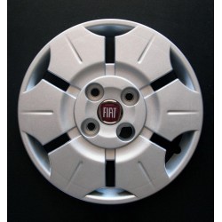 Kit 4 copricerchi coppa ruota logo rosso Fiat Panda Active 2004 diametro 13