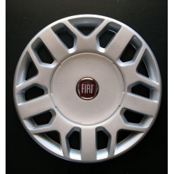 Kit 4 copricerchi coppa ruota logo rosso Fiat Multipla 2002 diametro 15