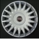 Kit 4 copricerchi coppa ruota logo rosso Fiat Stilo diametro 15