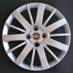 Kit 4 copricerchi coppa ruota Fiat Qubo Fiorino 2009 diametro 15