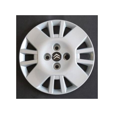 Kit 4 copricerchi coppa ruota logo cromato Citroen Nemo 2008 diametro 14